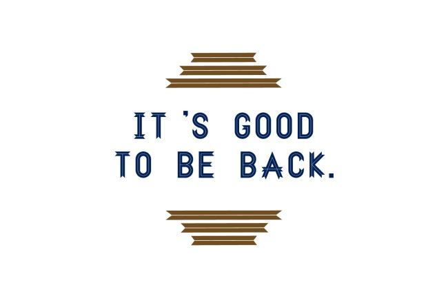 Image result for good to be back gif